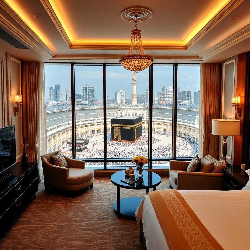 Hotel dengan view Kaaba